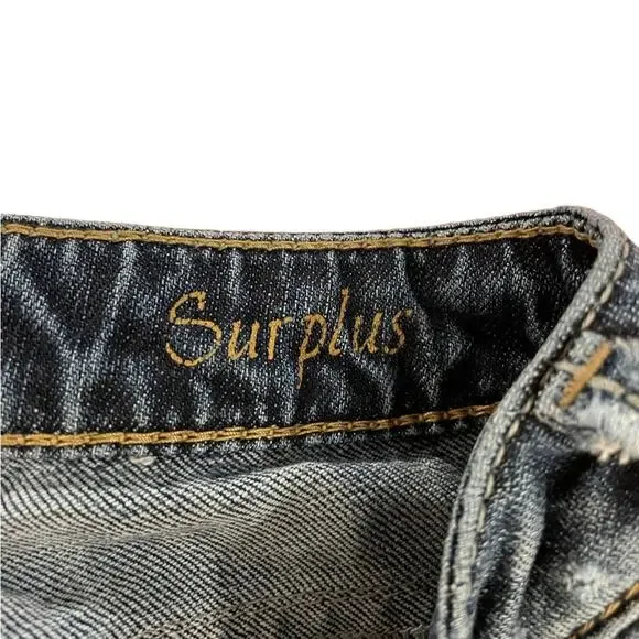 Silver Jeans Womens 27 Blue Denim Low Rise Boot Cut Surplus Western Medium Wash - Picture 7 of 15